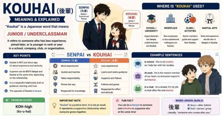 Kouhai Meaning