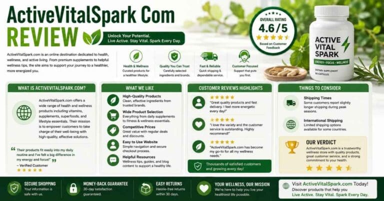 ActiveVitalSpark Com Review