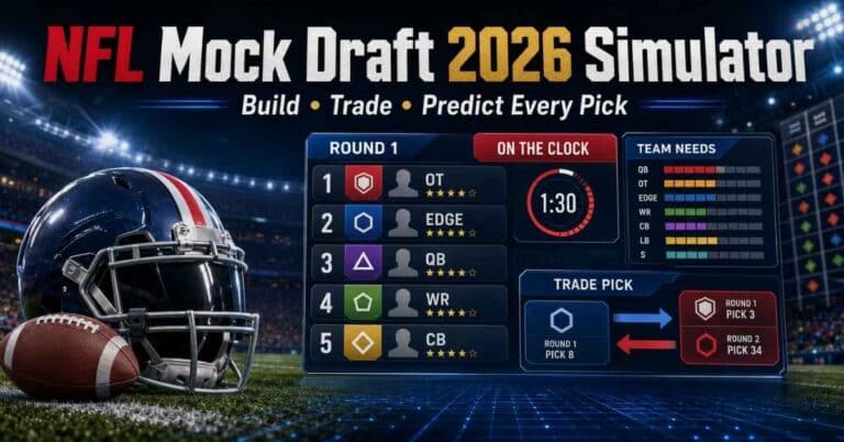 NFL Mock Draft 2026 Simulator