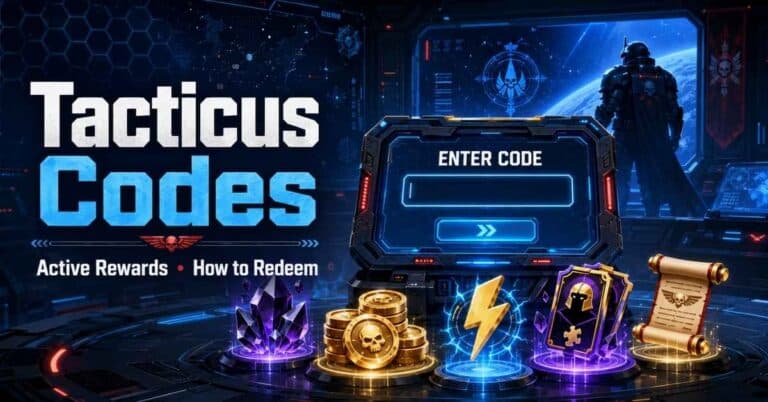 Tacticus Codes