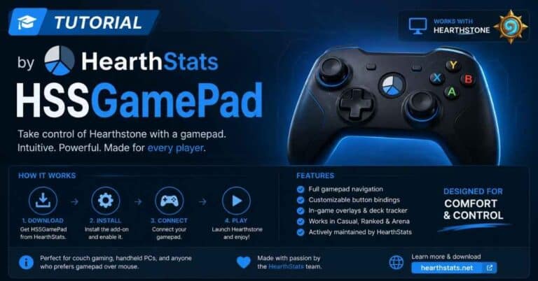 Tutorial by HearthStats HSSGamePad