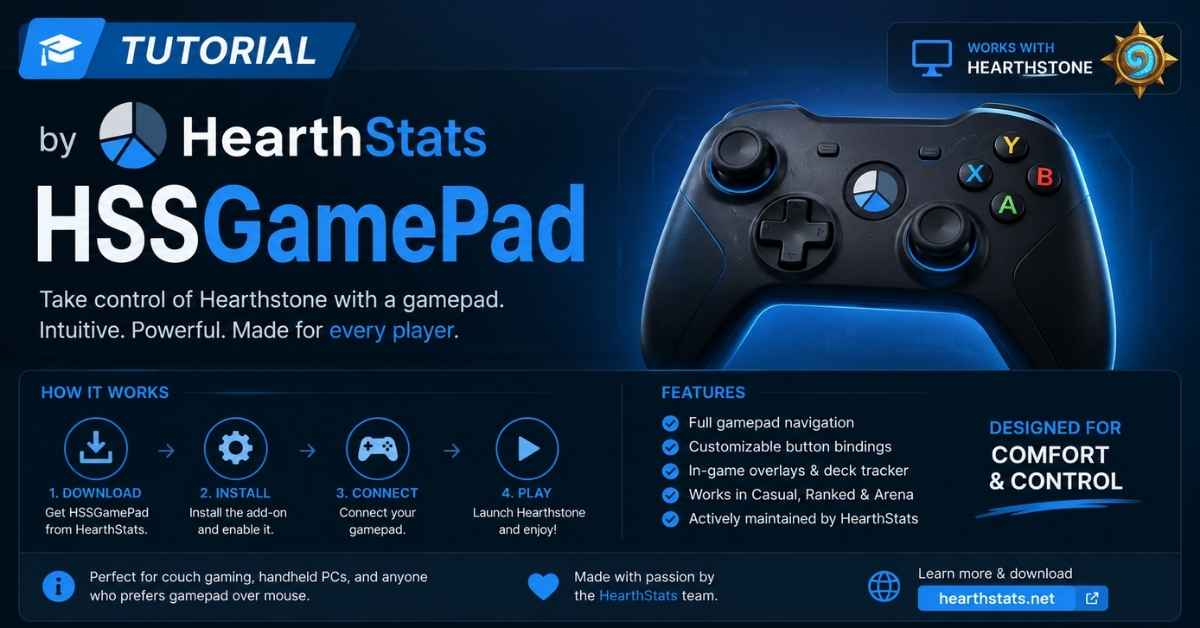 Tutorial by HearthStats HSSGamePad