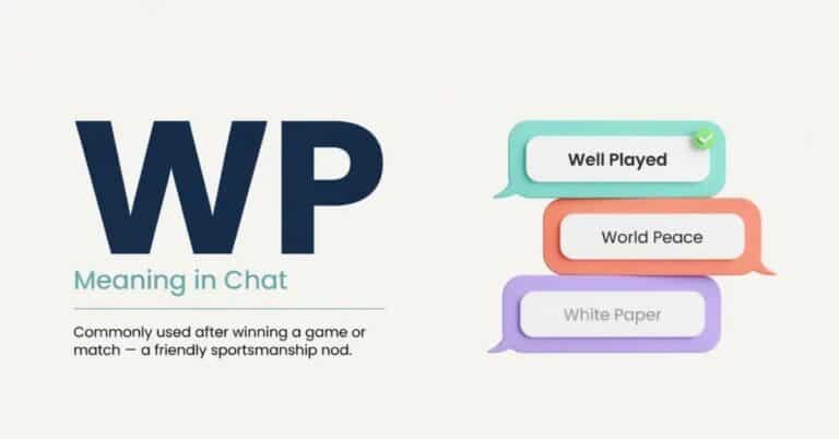 WP Meaning in Chat