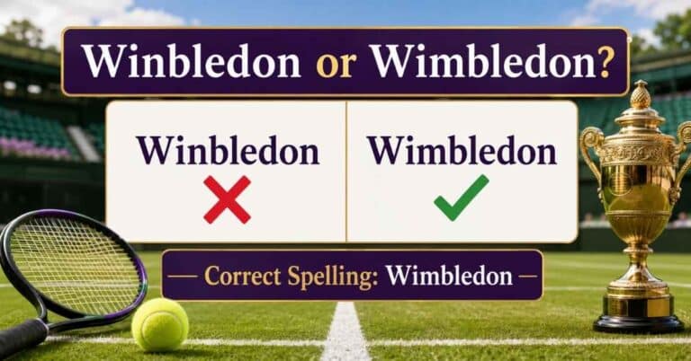 Winbledon or Wimbledon?